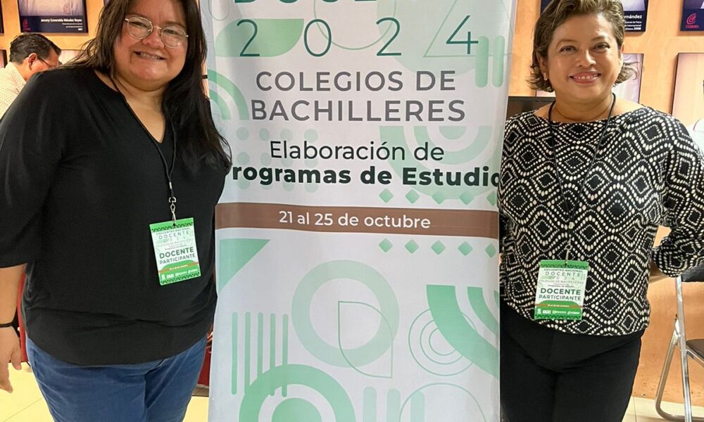 MAESTRAS DEL COBACAM EN ENCUENTRO NACIONAL