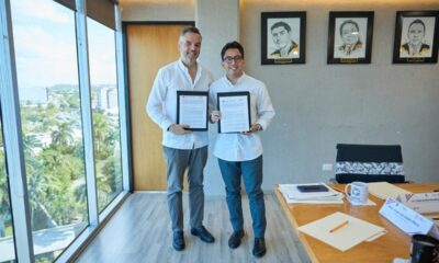 FIRMA DE CONVENIO CON EL INSTITUTO CAMPECHANO Y COBACAM, SECRETARÍA DE DESARROLLO ECONÓMICO