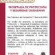 SECRETARÍA DE PROTECCIÓN Y SEGURIDAD CIUDADANA