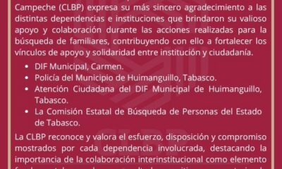 AGRADECIMIENTO DE COLABORACIÓN