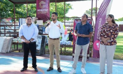 COMUNIDAD MODELO ENTREGA APOYOS E INAUGURA MURAL EN SAN FRANCISCO KOBÉN, CAMPECHE