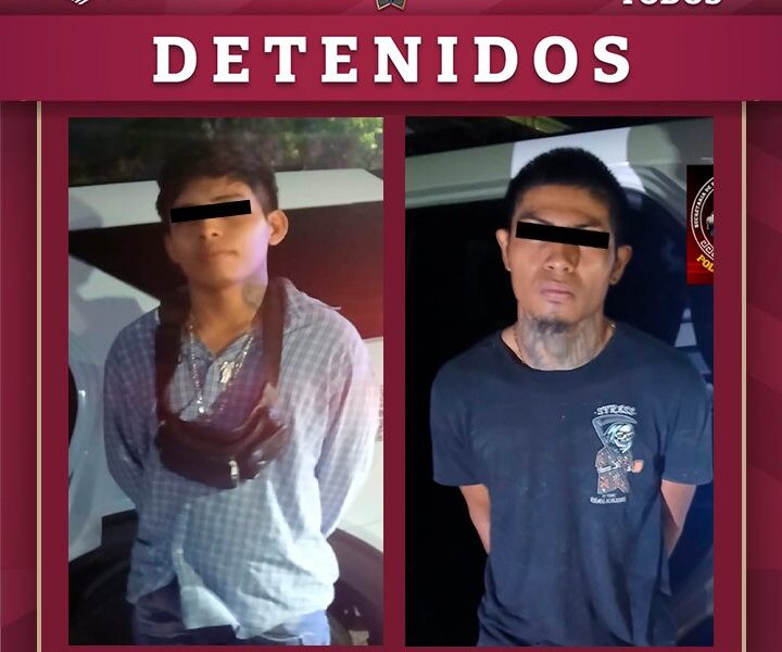 DETENCIÓN DE DOS PERSONAS POR POSESIÓN DE HIERBA VERDE