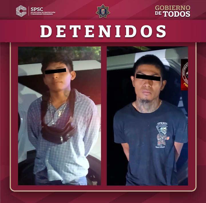 DETENCIÓN DE DOS PERSONAS POR POSESIÓN DE HIERBA VERDE