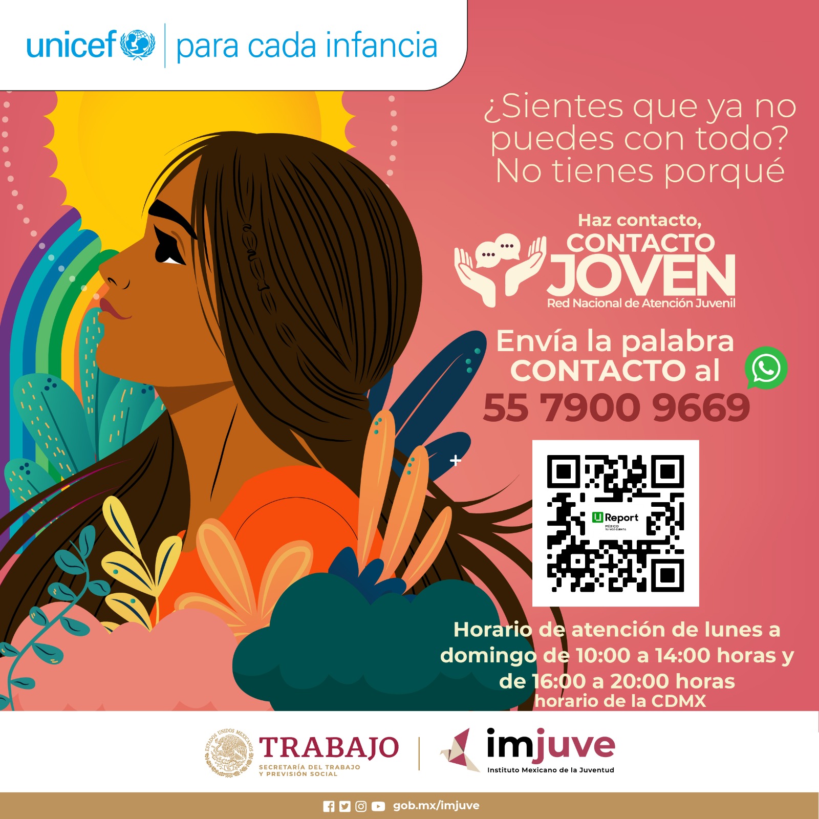 RECIBE ACOMPAÑAMIENTO PSICOEMOCIONAL DE MANERA GRATUITA A TRAVÉS DE CONTACTO JOVEN