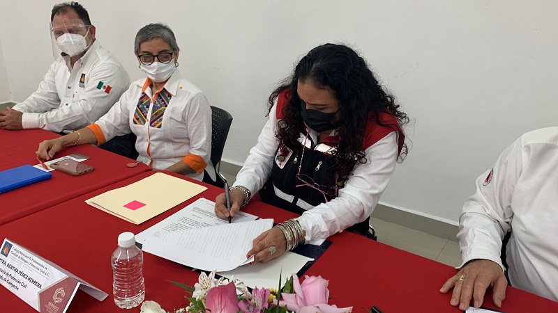 Para Sumar Esfuerzos Firman Convenio Seproci Y El Colegio Mexicano De Profesionales En Gestión De Riesgos Y Protección Civil