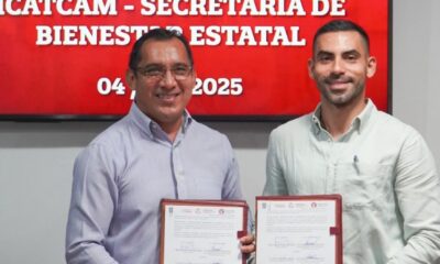 BIENESTAR E ICATCAM FIRMAN CONVENIO DE COLABORACIÓN EN MATERIA DE CAPACITACIÓN PARA EL TRABAJO