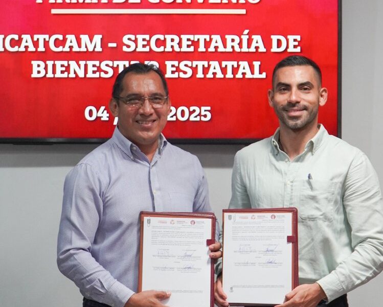 BIENESTAR E ICATCAM FIRMAN CONVENIO DE COLABORACIÓN EN MATERIA DE CAPACITACIÓN PARA EL TRABAJO