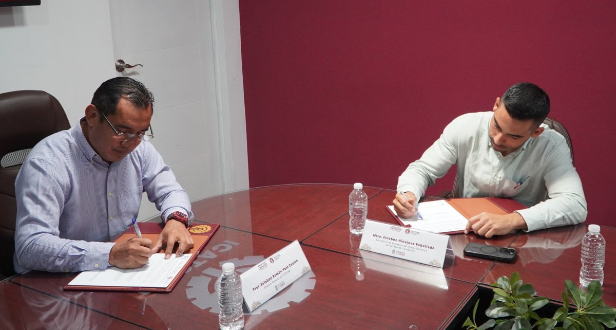 BIENESTAR E ICATCAM FIRMAN CONVENIO DE COLABORACIÓN EN MATERIA DE CAPACITACIÓN PARA EL TRABAJO