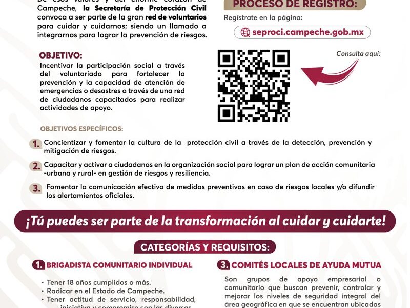 TE INVITAMOS A PARTICIPAR EN KANANTA´BA, UNA RED DE VOLUNTARIOS EN GESTIÓN DE RIESGOS Y ATENCIÓN DE EMERGENCIAS
