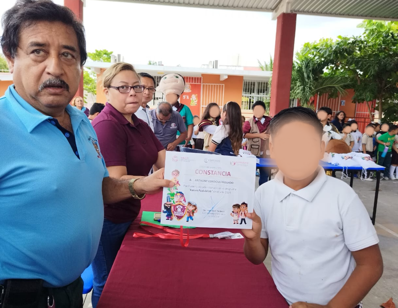 DOS ESCUELAS PRIMARIAS DE HOPELCHÉN YA CUENTAN CON ESCUADRON GUARDIAN KANÁN PAALALÓ´OB DE COPRISCAM