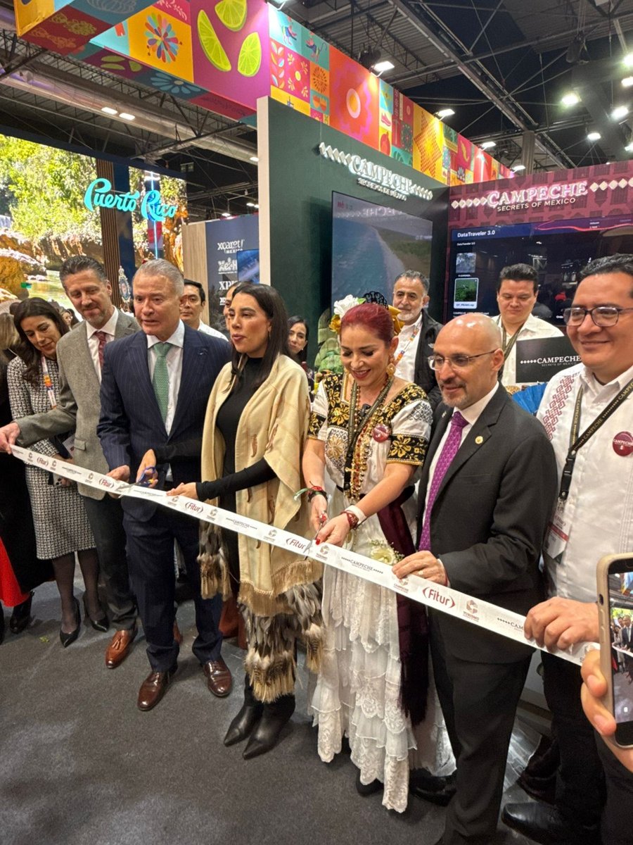 CAMPECHE FORTALECE SU PRESENCIA INTERNACIONAL EN FITUR CON PROMOCIÓN, ALIANZAS ESTRATÉGICAS Y FIRMA DE CONVENIO PARA EL TURISMO DE REUNIONES