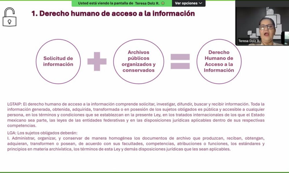 PARTICIPA PERSONAL DEL INDAJUCAM EN EL CURSO “OBLIGACIONES EN MATERIA DE ARCHIVOS”