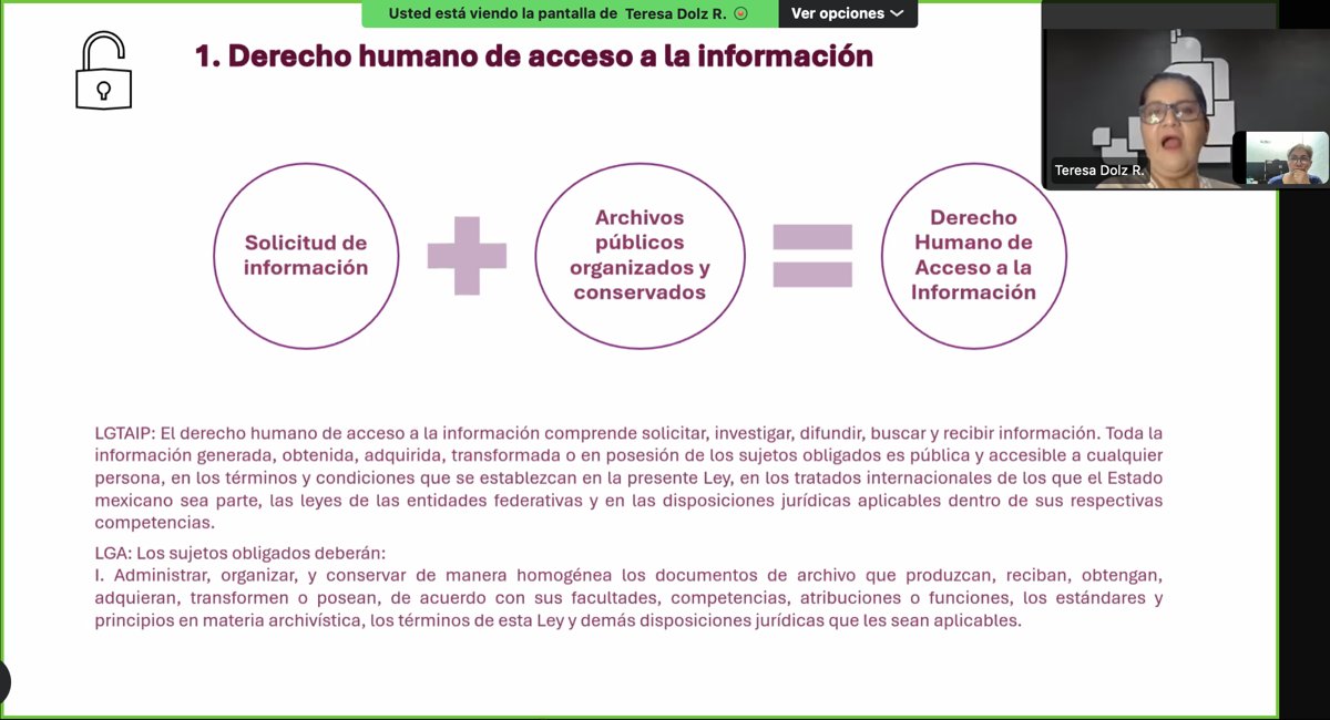 PARTICIPA PERSONAL DEL INDAJUCAM EN EL CURSO “OBLIGACIONES EN MATERIA DE ARCHIVOS”