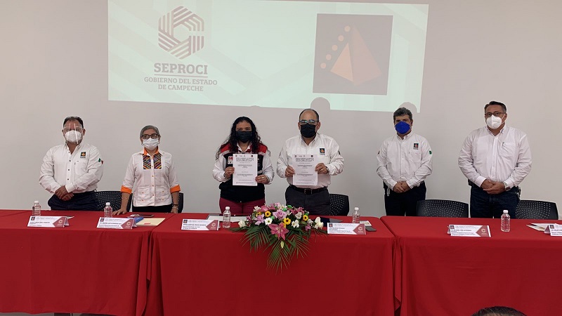 Para Sumar Esfuerzos Firman Convenio Seproci Y El Colegio Mexicano De Profesionales En Gestión De Riesgos Y Protección Civil