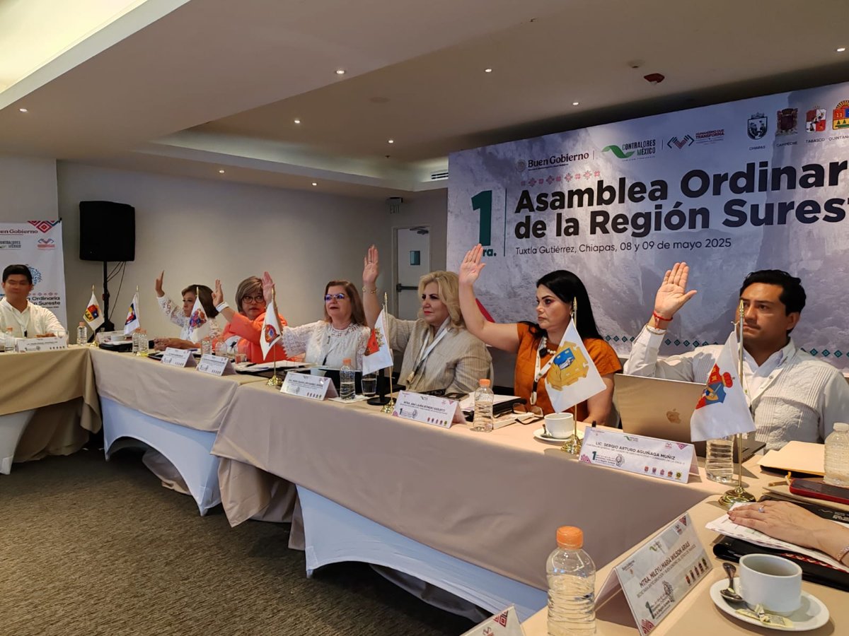 CONTRALORES DE LA REGIÓN SURESTE IMPULSAN CONTROL Y TRANSPARENCIA EN LA GESTIÓN PÚBLICA