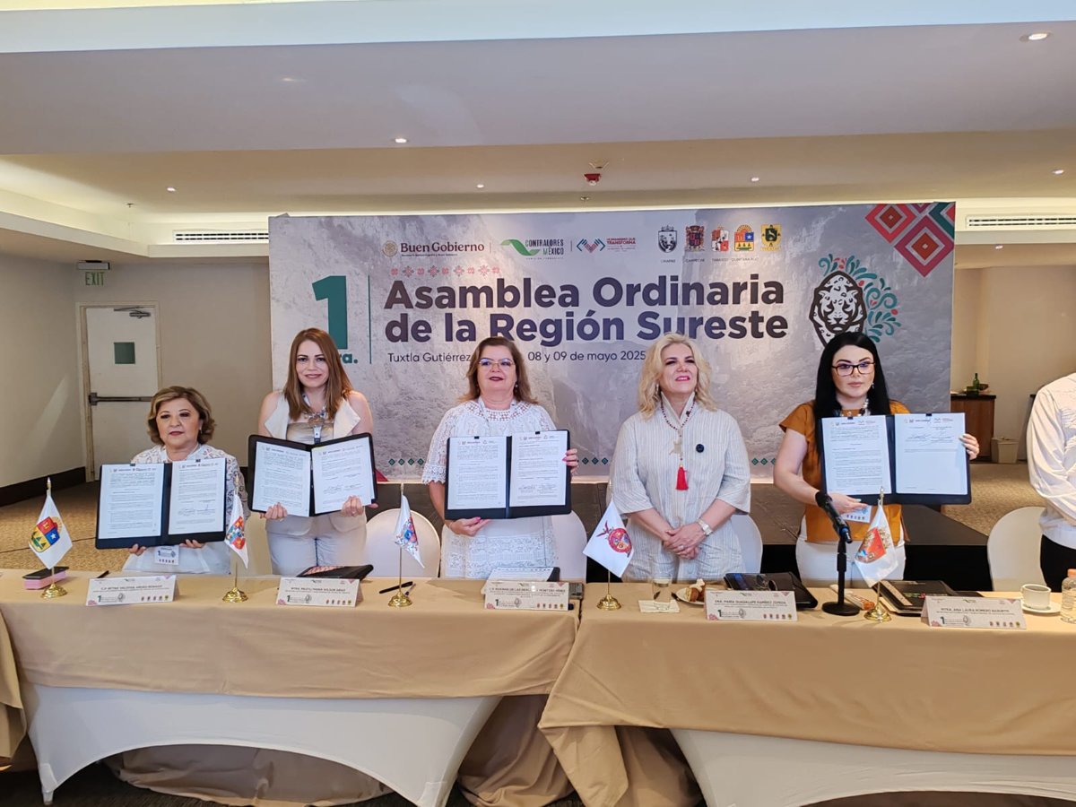 CONTRALORES DE LA REGIÓN SURESTE IMPULSAN CONTROL Y TRANSPARENCIA EN LA GESTIÓN PÚBLICA