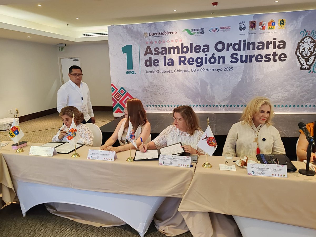 CONTRALORES DE LA REGIÓN SURESTE IMPULSAN CONTROL Y TRANSPARENCIA EN LA GESTIÓN PÚBLICA