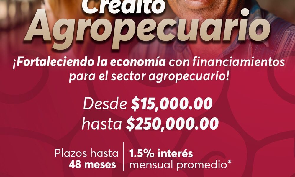 ACÉRCATE A BANCAMPECHE Y CONOCE EL CRÉDITO AGROPECUARIO