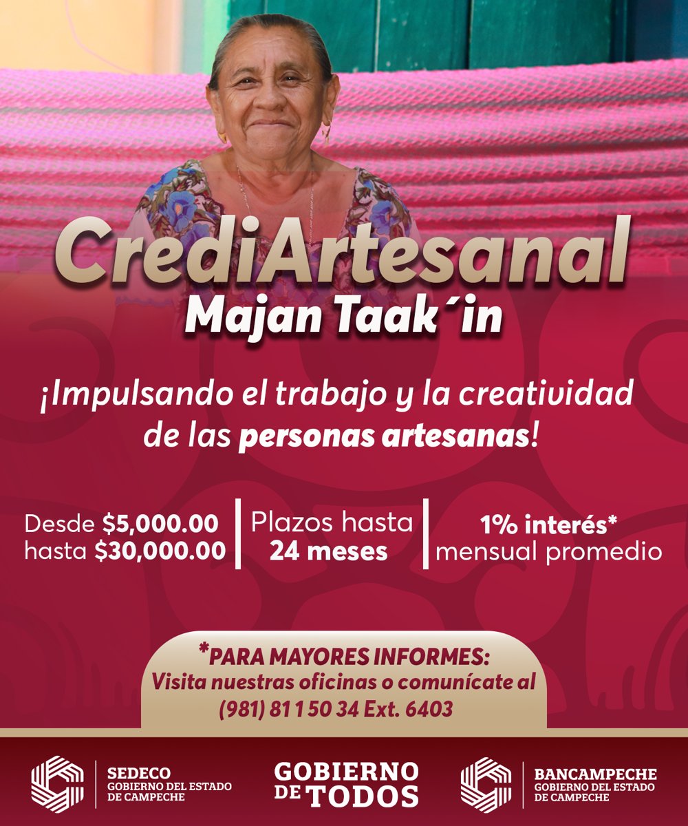 ACÉRCATE A BANCAMPECHE Y CONOCE EL CRÉDITO PARA MICROEMPRESAS