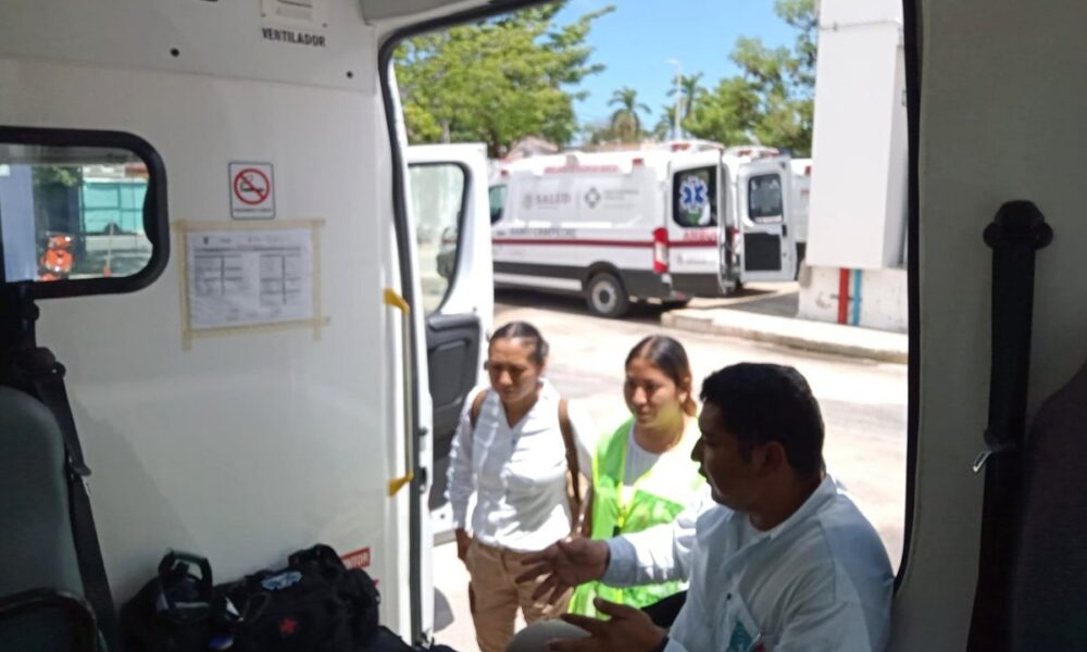 REFORZARÁ EL CRUM ATENCIÓN DE EMERGENCIAS EN LA LOCALIDAD DE TIKINMUL