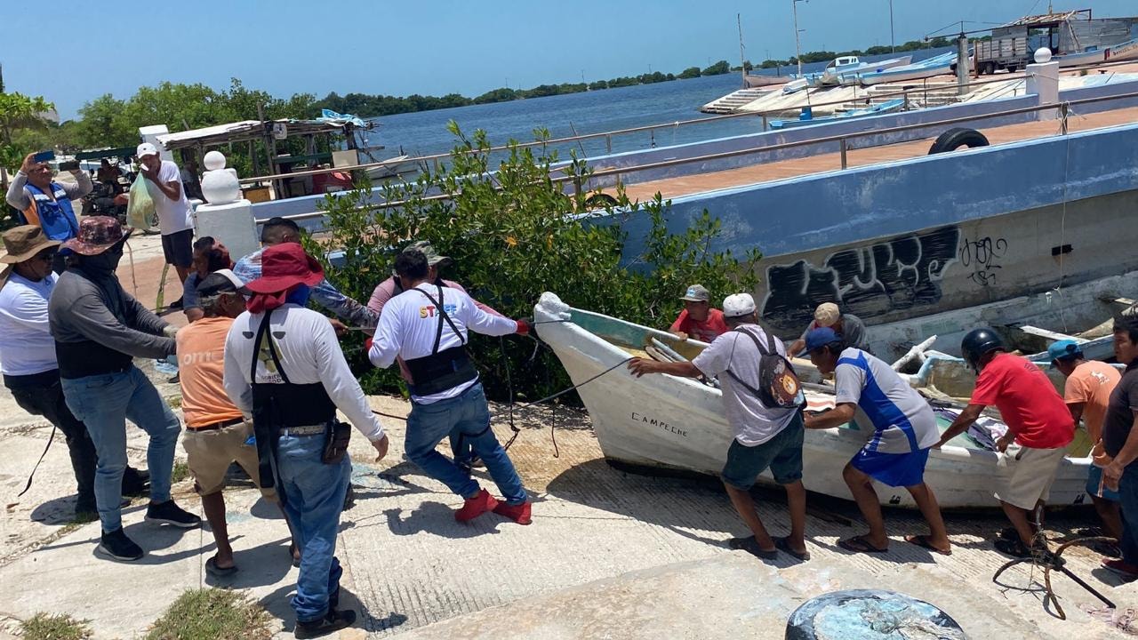 GOBIERNO DEL ESTADO APOYA EN RESGUARDO DE EMBARCACIONES DE PESCADORES