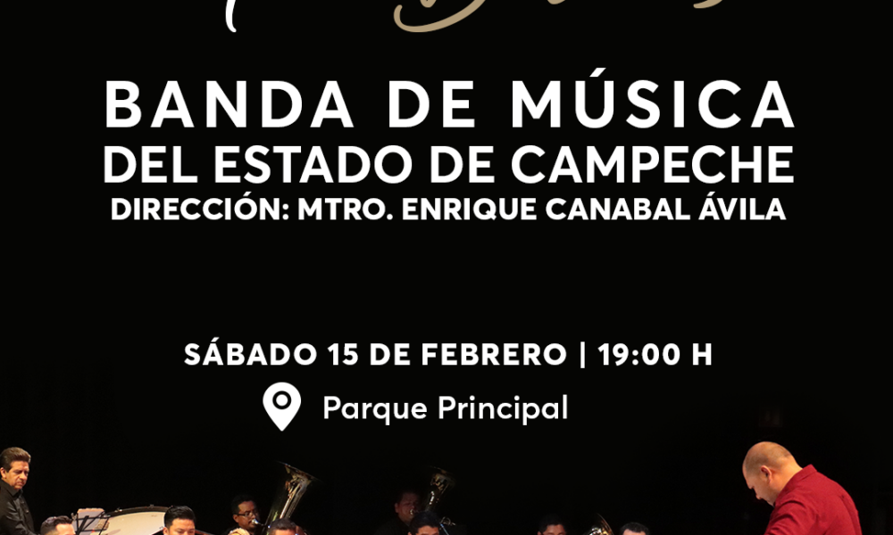 BANDA DE MÚSICA DEL ESTADO PRESENTA “NOCHE DE BOLEROS”