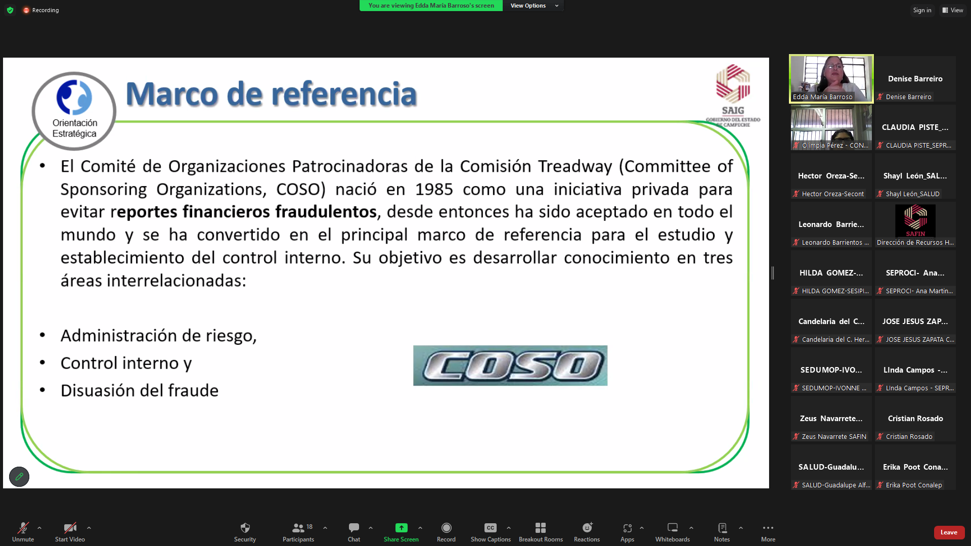 CURSO VIRTUAL: INTRODUCCIÓN A LA ADMINISTRACIÓN DE RIESGOS INSTITUCIONALES