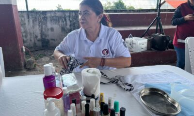 CENTENARIO SE BENEFICIA DE SERVICIOS COMUNITARIOS QUE BRINDA EL ICAT 03 EN CARAVANA DE SERVICIOS DEL H. AYUNTAMIENTO DE ESCÁRCEGA