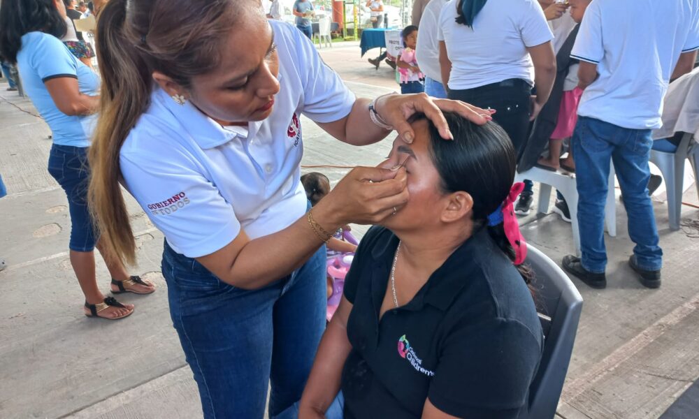 ICAT PLANTEL ESCÁRCEGA PARTICIPÓ EN LA CARAVANA DE SERVICIOS POR LA COMUNIDAD DE DON SAMUEL