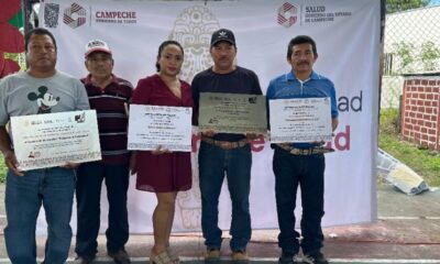 CERTIFICAN COMUNIDAD Y ESCUELAS PROMOTORAS DE SALUD EN CHAN LAGUNA, ESCÁRCEGA