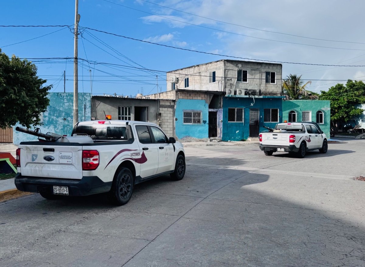 INTENSIFICAN ACCIONES CONTRA EL DENGUE EN LA COLONIA CARACOL DE CIUDAD DEL CARMEN
