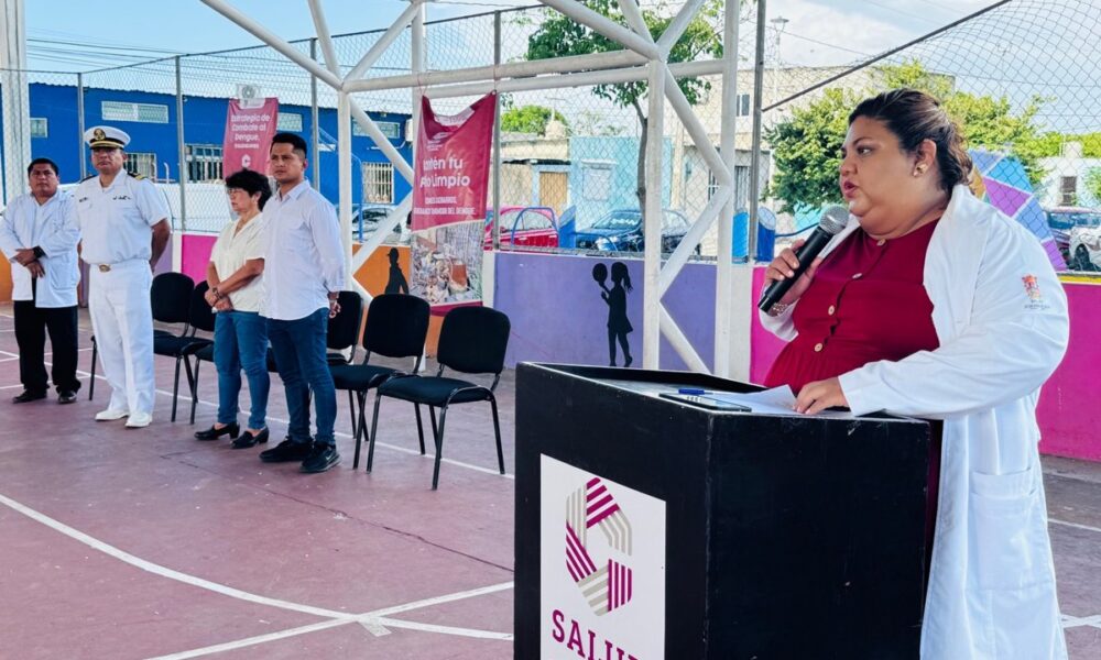 INTENSIFICAN ACCIONES CONTRA EL DENGUE EN LA COLONIA CARACOL DE CIUDAD DEL CARMEN