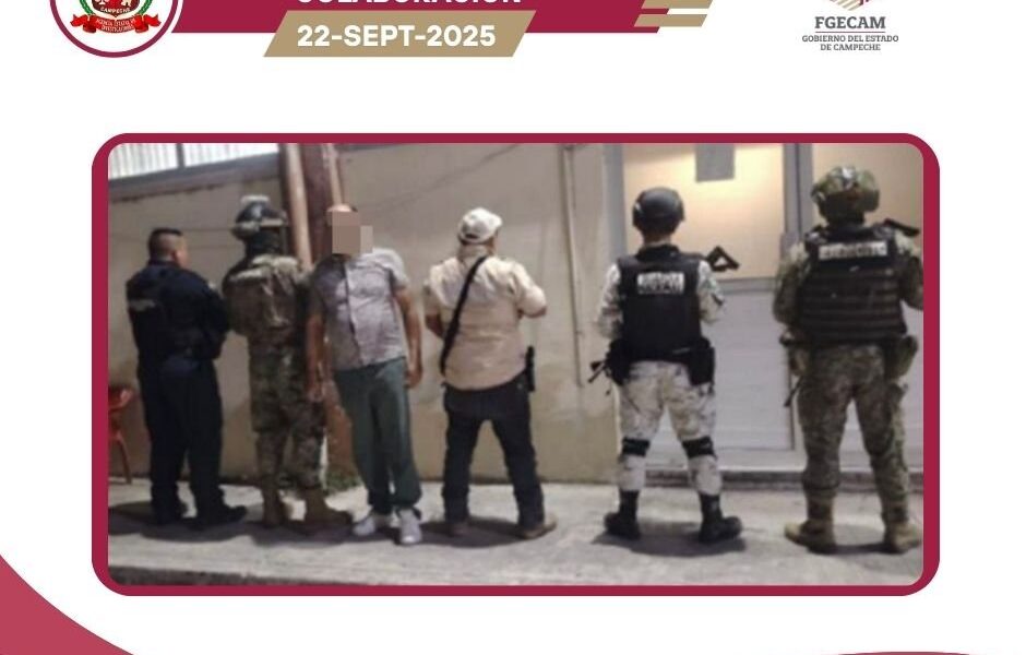 FGECAM CUMPLE CON ORDEN DE APREHENSIÓN POR COLABORACIÓN CON ESTADO DE MÉXICO