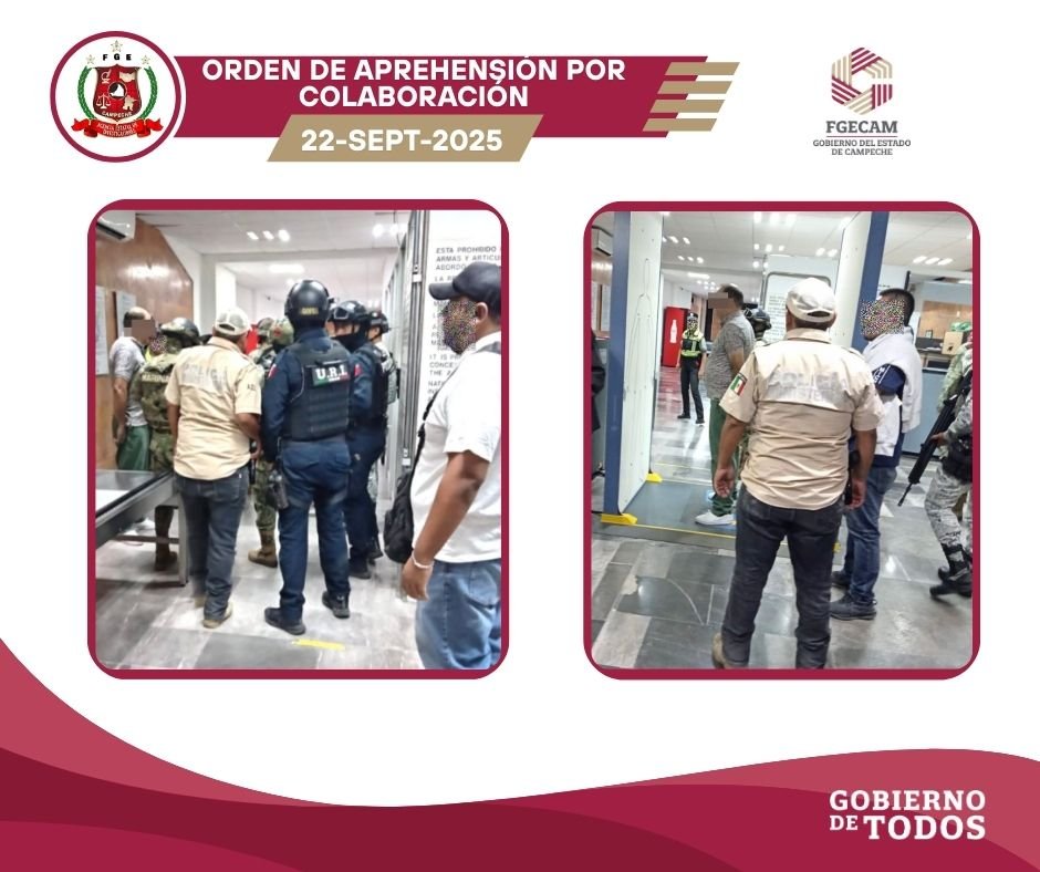 FGECAM CUMPLE CON ORDEN DE APREHENSIÓN POR COLABORACIÓN CON ESTADO DE MÉXICO
