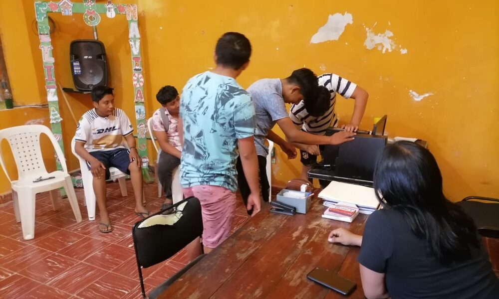 SERVICIO SOCIAL EN LA COMUNIDAD DE VICENTE GUERRERO ITURBIDE, IMPARTIDO POR EL INSTRUCTOR DAVID ROGER TILAN MONTOY
