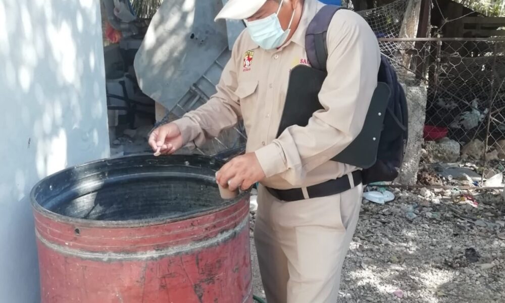 REFUERZAN COMBATE AL DENGUE CON CONTROL LARVARIO