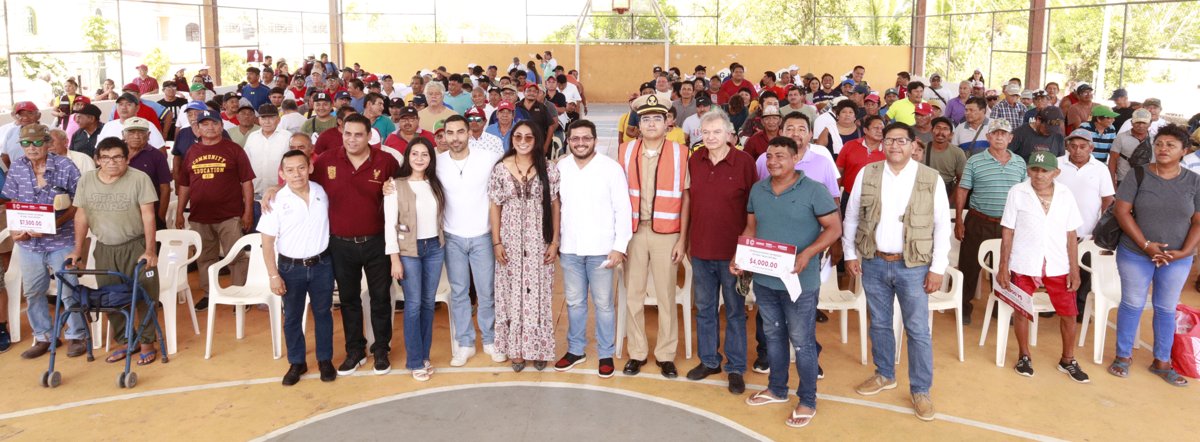 ENTREGAN APOYOS POR VEDA Y BAJA CAPTURA 2025 A PESCADORAS Y PESCADORES DE LERMA