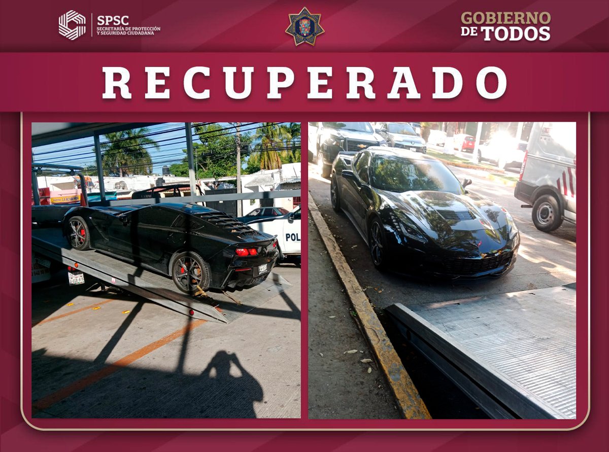 COLABORACIÓN INTERNACIONAL PERMITE LA RECUPERACIÓN DE UN VEHÍCULO CON REPORTE DE ROBO EN ESTADOS UNIDOS