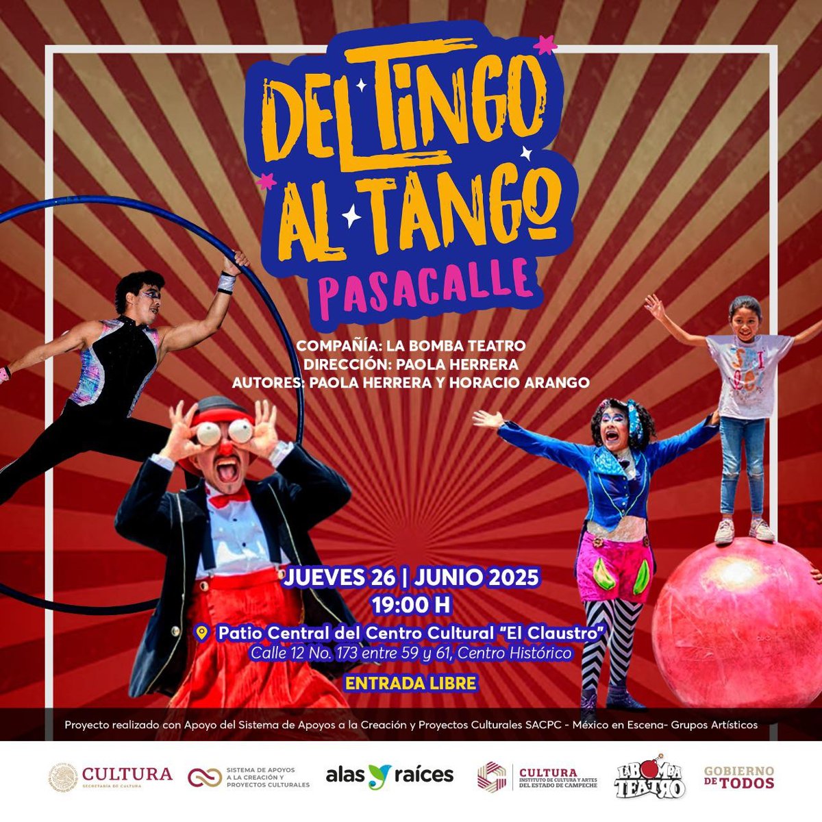 "DEL TINGO AL TANGO PASACALLE" LLEGA A “EL CLAUSTRO”
