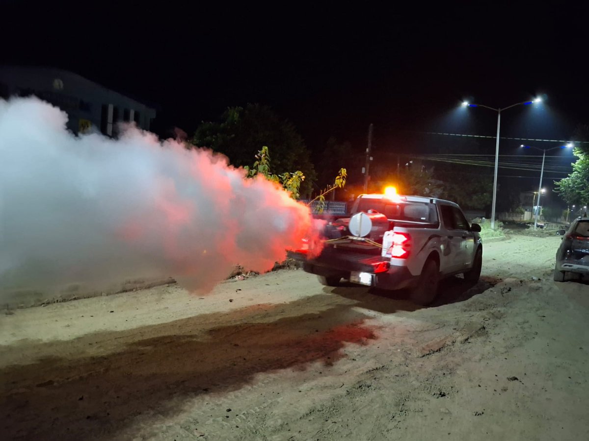 NEBULIZAN COMUNIDADES PARA ERRADICAR AL MOSQUITO TRANSMISOR DEL DENGUE
