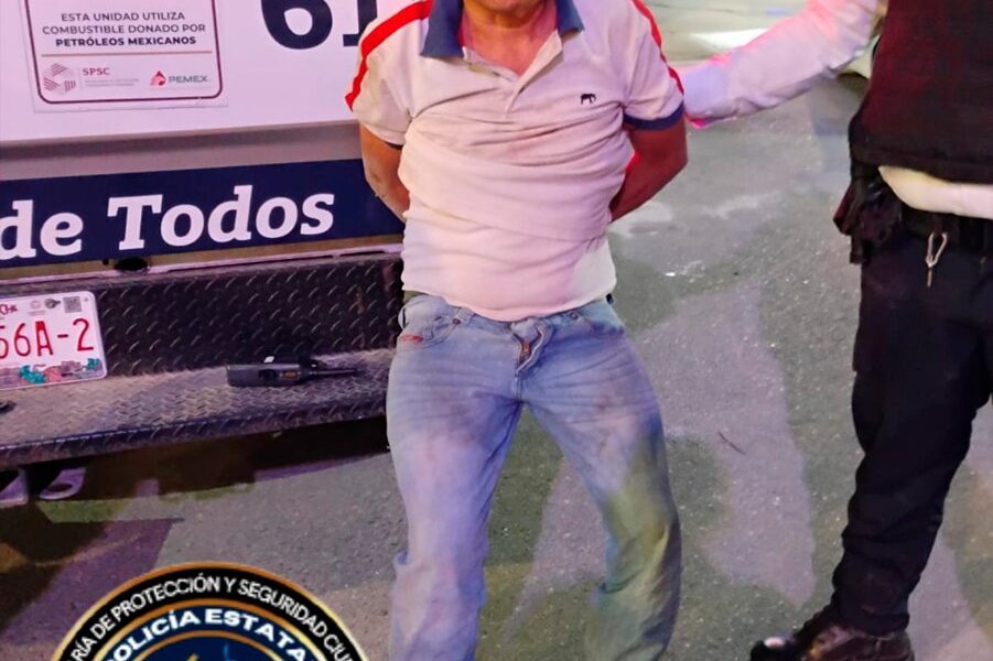 DETENIDO POR CONSUMIR ALCOHOL EN LA VÍA PÚBLICA