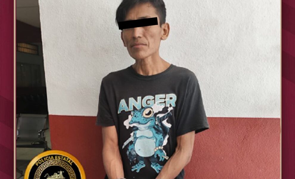 POLICÍA ESTATAL DETIENE A UN HOMBRE CON POSIBLE NARCÓTICO EN CIUDAD DEL CARMEN