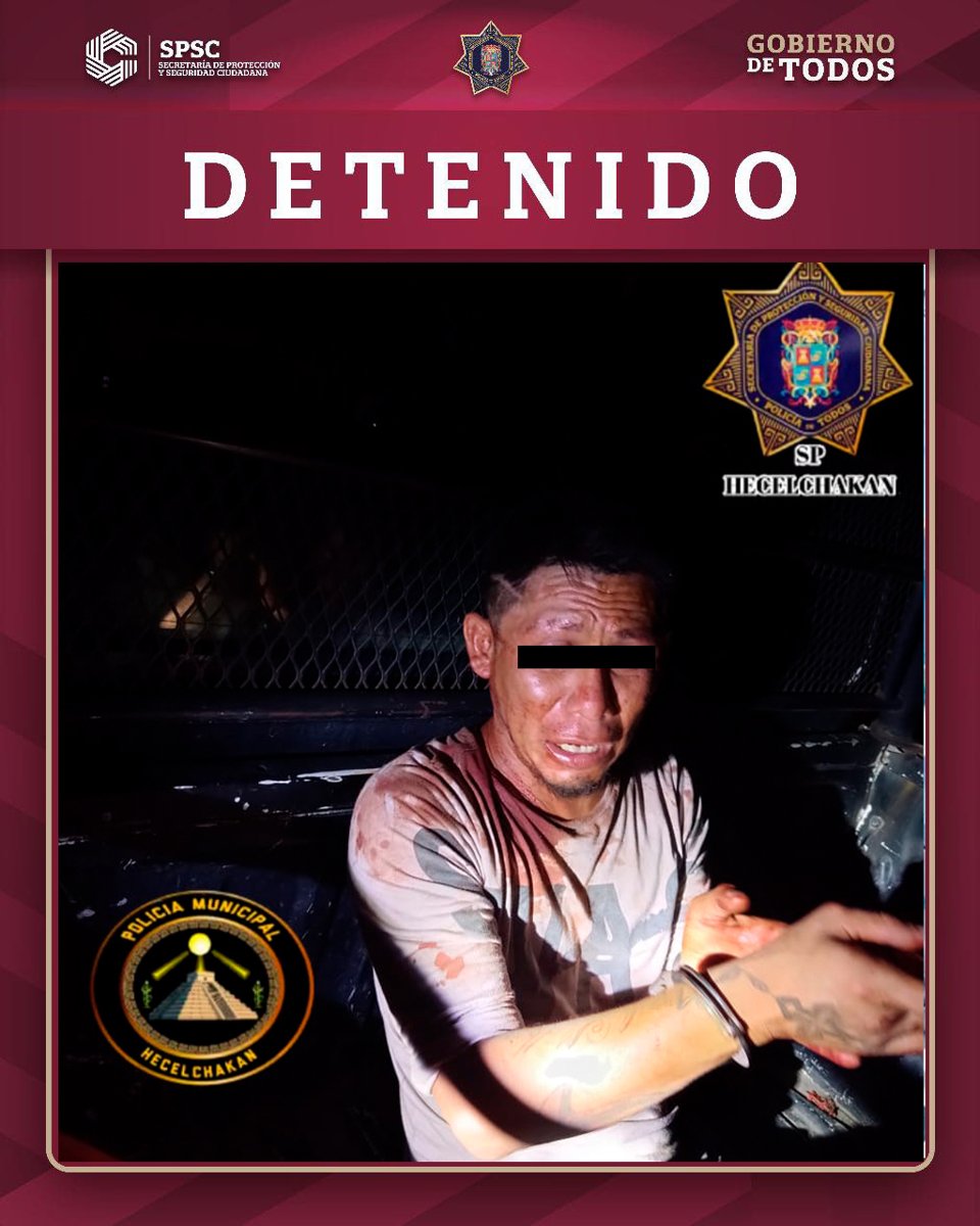 DETENCIÓN POR ALLANAMIENTO DE MORADA EN HECELCHAKÁN