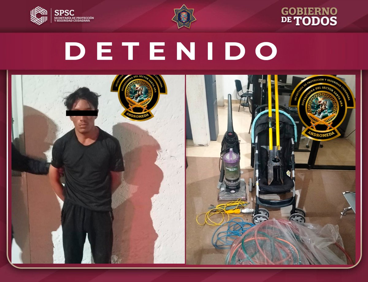 PATRULLAJE PREVENTIVO PERMITE LA DETENCIÓN DE SUJETO EN EL FRACCIONAMIENTO LAURELES
