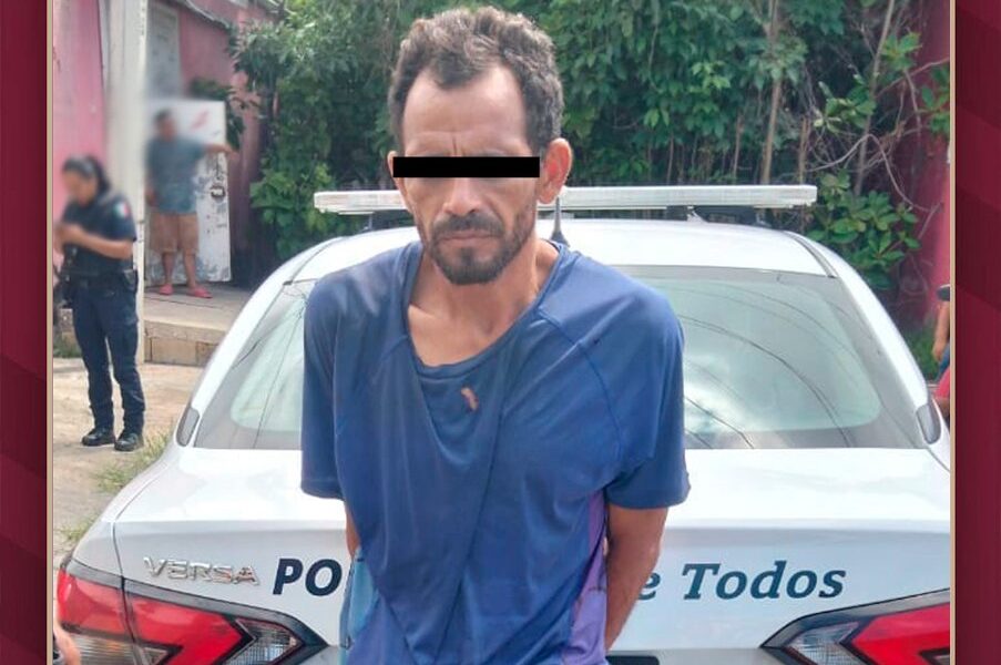 PUESTA A DISPOSICIÓN DE PERSONA POR PRESUNTO INGRESO A INMUEBLE EDUCATIVO EN CARMEN