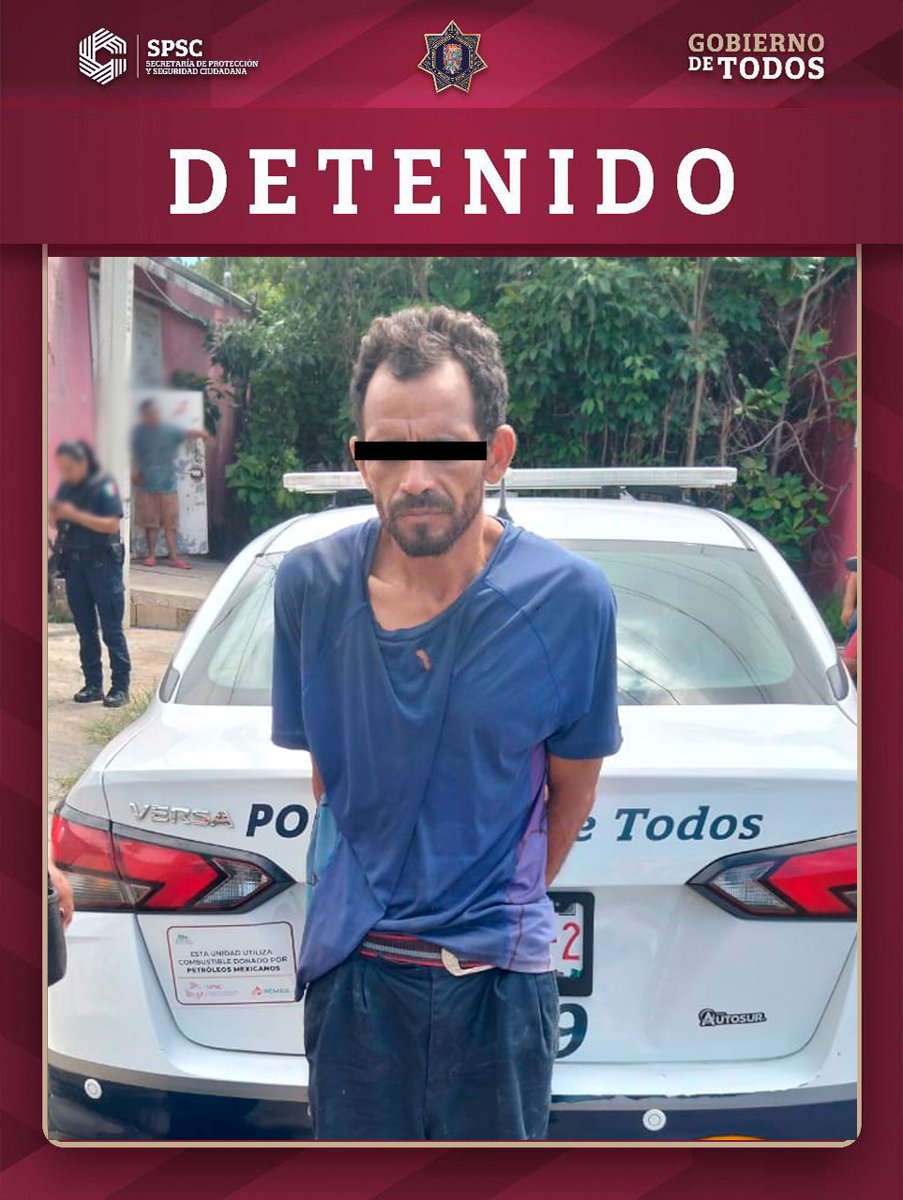 PUESTA A DISPOSICIÓN DE PERSONA POR PRESUNTO INGRESO A INMUEBLE EDUCATIVO EN CARMEN