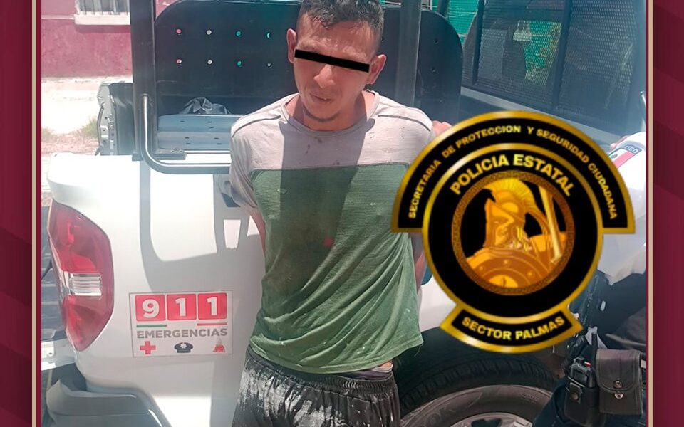 PERSONA DETENIDA TRAS INGRESAR A PROPIEDAD SIN AUTORIZACION