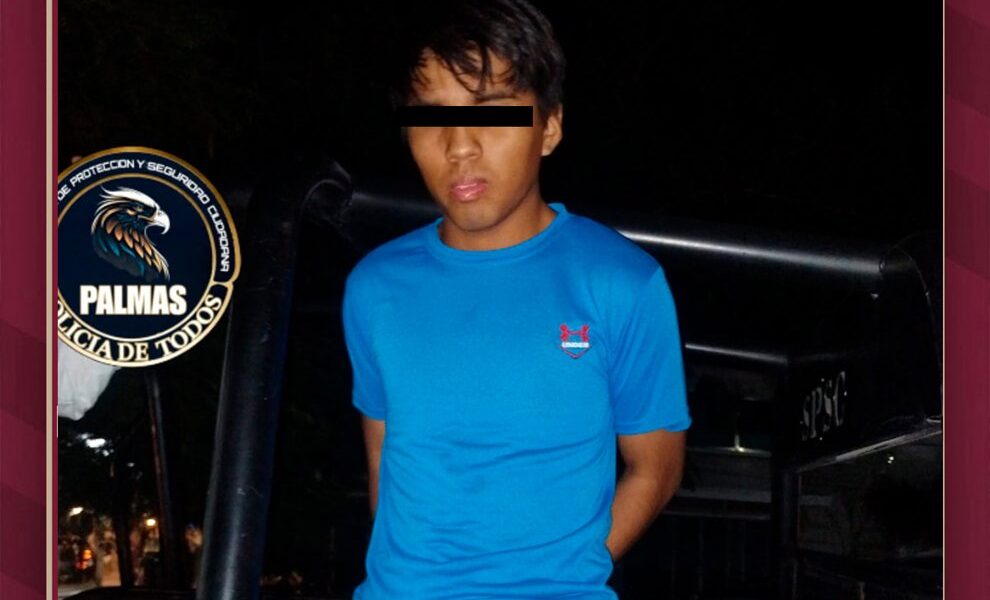REPORTE ANÓNIMO PERMITE DETENCIÓN DE WILLIAM “N” POR PRESUNTO NARCOMENUDEO