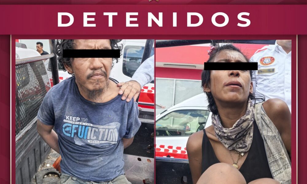 INTERVENCIÓN OPORTUNA PERMITE DETENCIÓN DE DOS PERSONAS