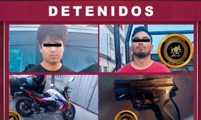 DETENIDOS DOS SUJETOS EN CIUDAD DEL CARMEN POR AMENAZAS Y PORTACIÓN DE ARMA